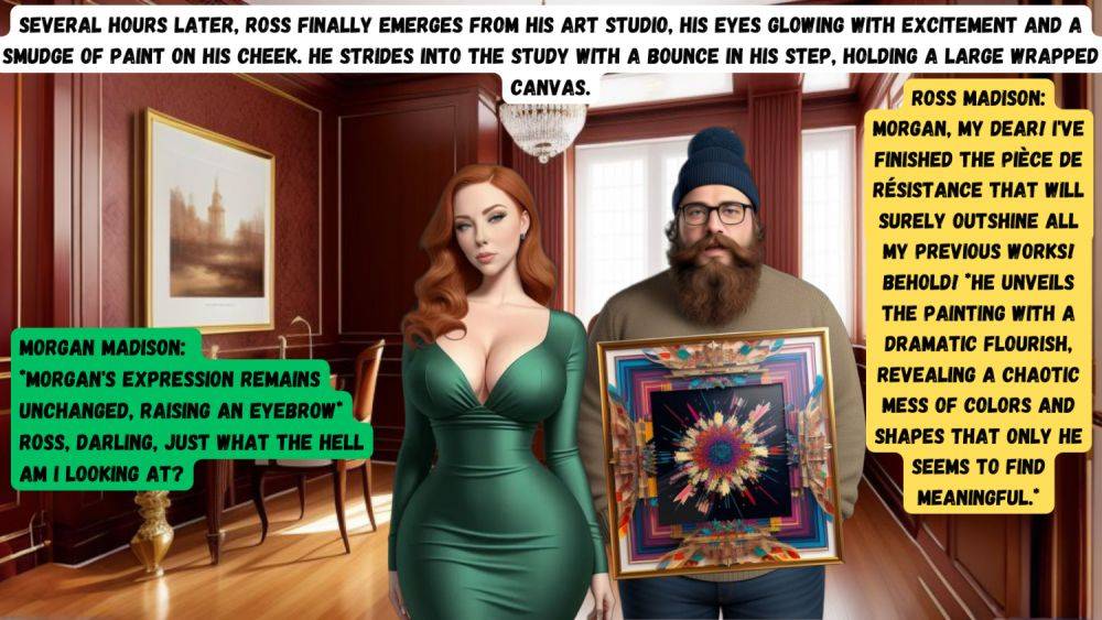 Surprise Pool Guest (AI Art) [Morgan Madison 1, Ross Madison 1, Larry 1] - #3
