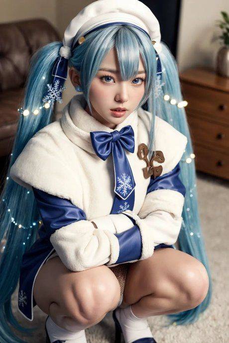 Cosplay AI generated Asian beauties showing off their amazing curves - #1