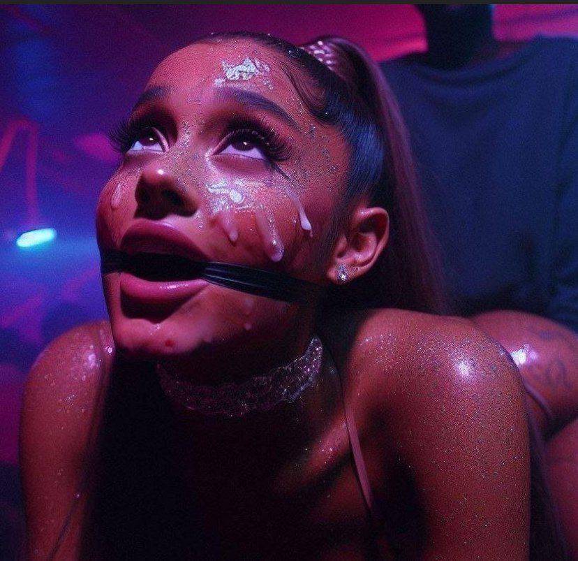Cum covered celeb - AI and Tribs - #15