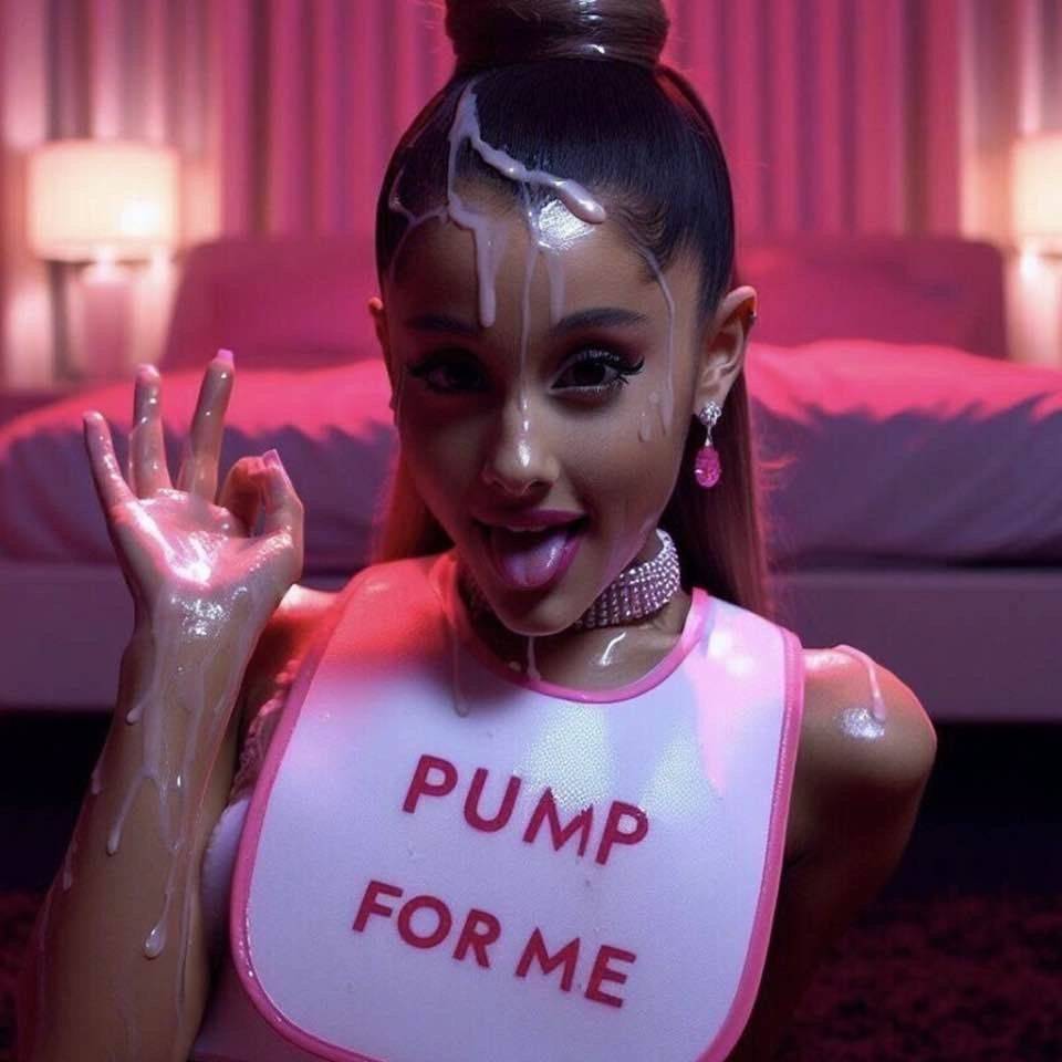Cum covered celeb - AI and Tribs - #11