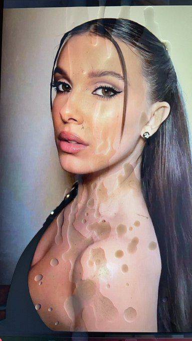Cum covered celeb - AI and Tribs - #9