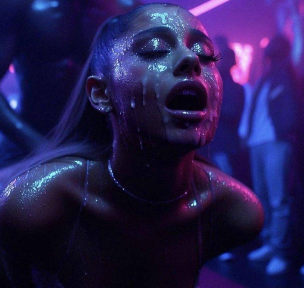 Cum covered celeb - AI and Tribs - #7