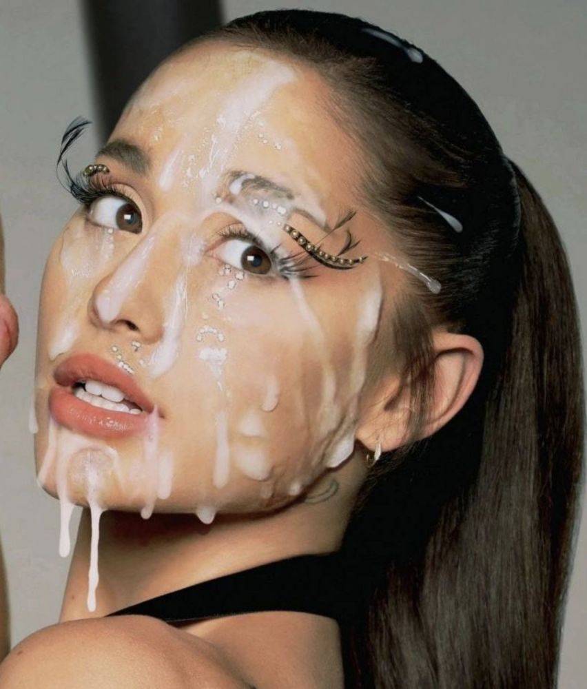 Cum covered celeb - AI and Tribs - #10