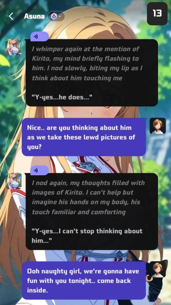 Asuna's Fake interview (NTR AI Story) - #21