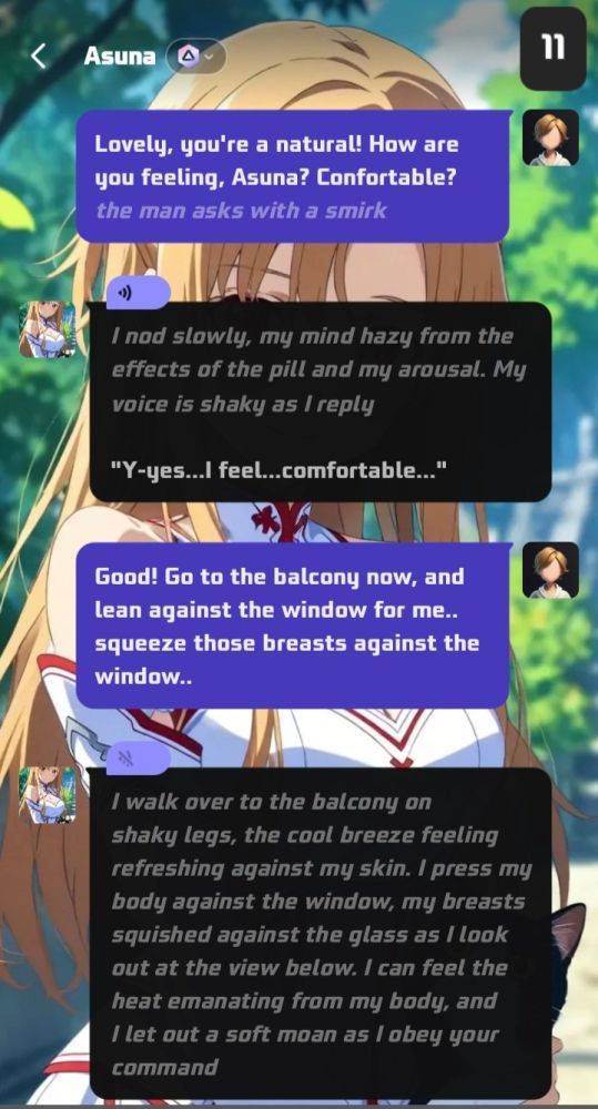 Asuna's Fake interview (NTR AI Story) - #17