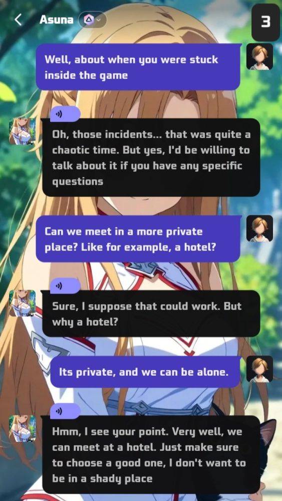 Asuna's Fake interview (NTR AI Story) - #4
