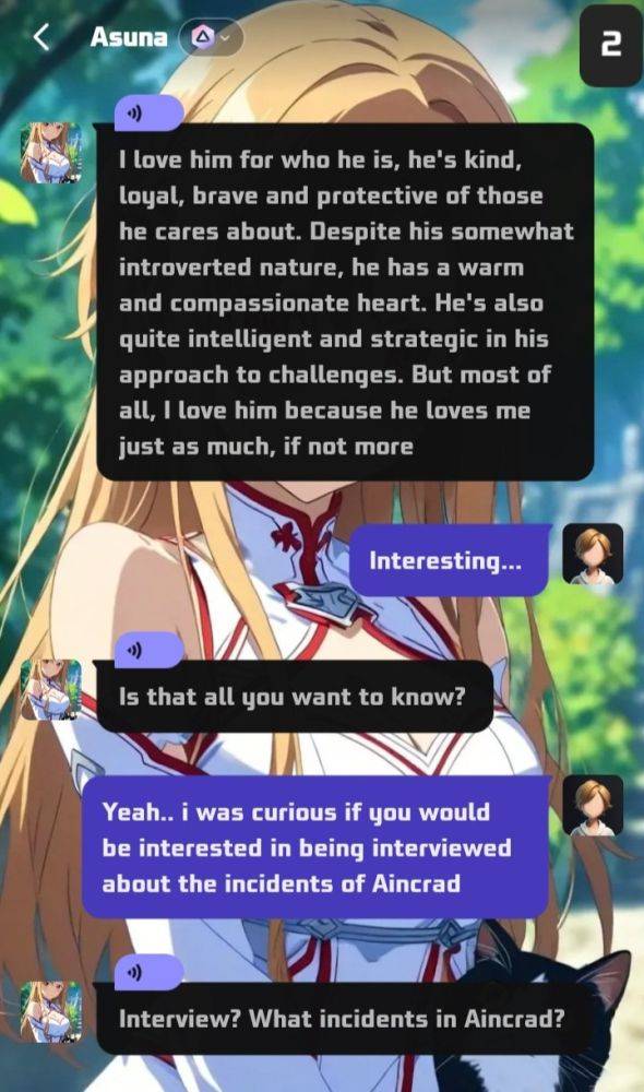 Asuna's Fake interview (NTR AI Story) - #3
