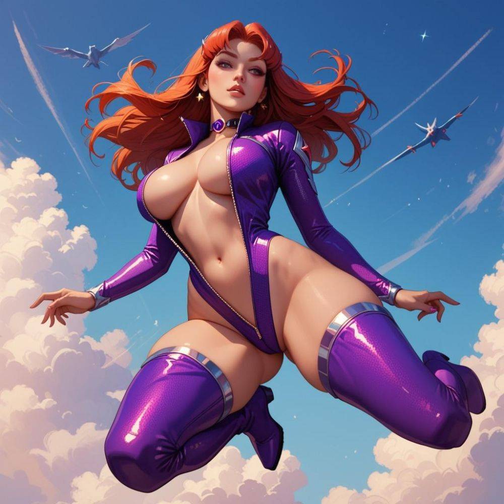 Super girl and Star fire - #12