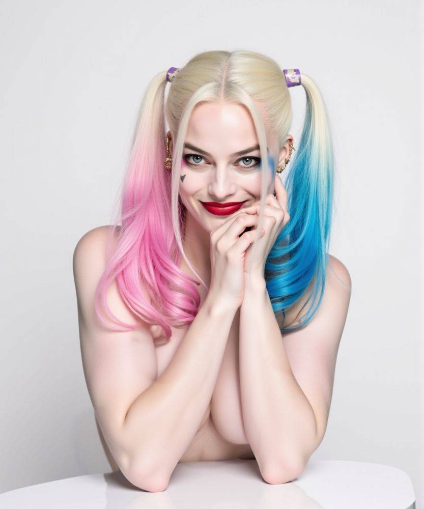 AI Celeb Deepfake: Margot Robbie - Harley Quinn - #1