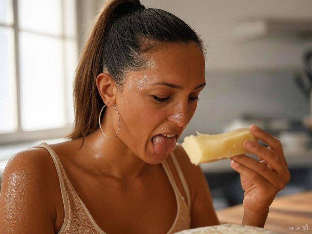 Caterina Balivo and Elettra Lamborghini play with feet and cheese AI - #25