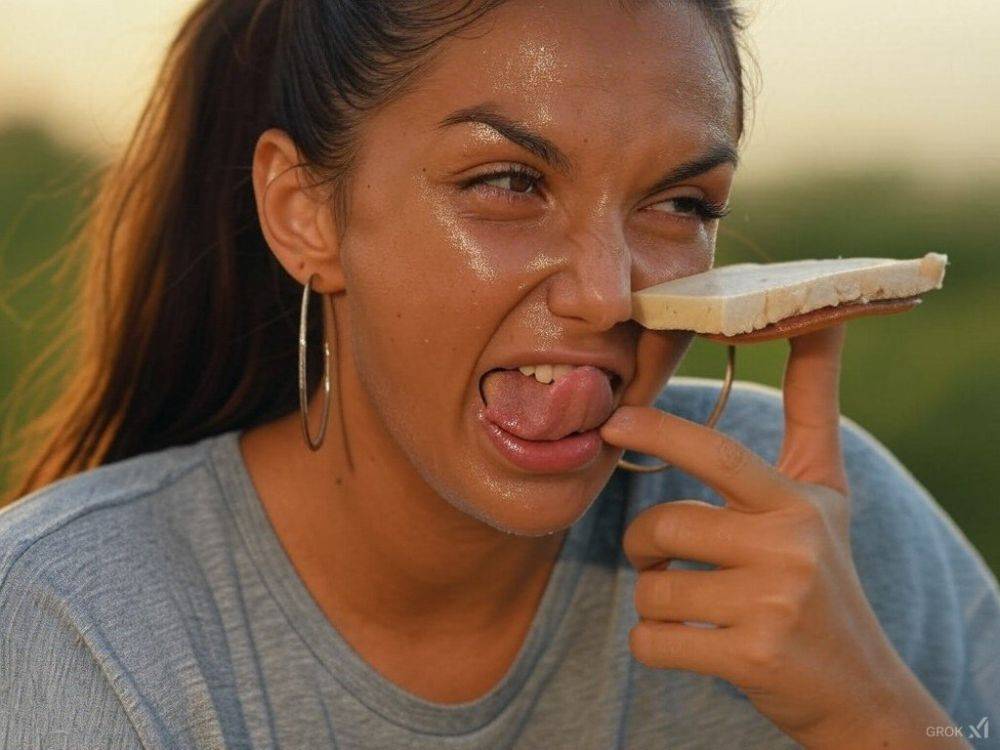 Caterina Balivo and Elettra Lamborghini play with feet and cheese AI - #9