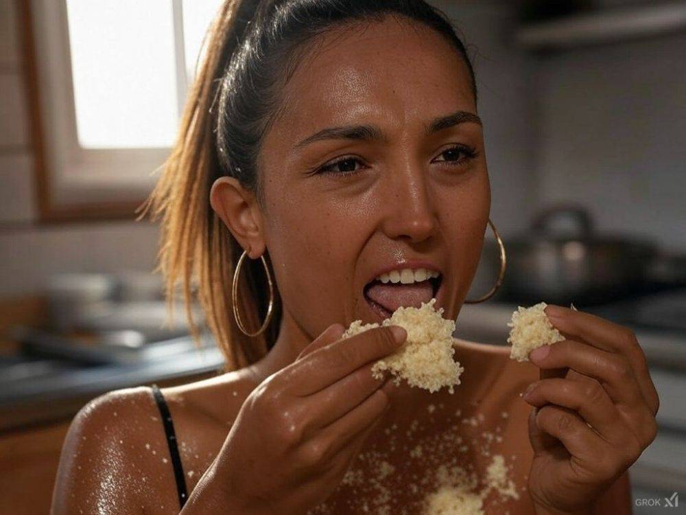 Caterina Balivo and Elettra Lamborghini play with feet and cheese AI - #16