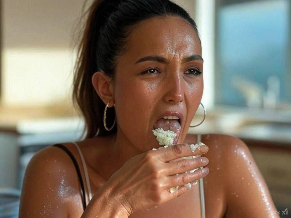 Caterina Balivo and Elettra Lamborghini play with feet and cheese AI - #13