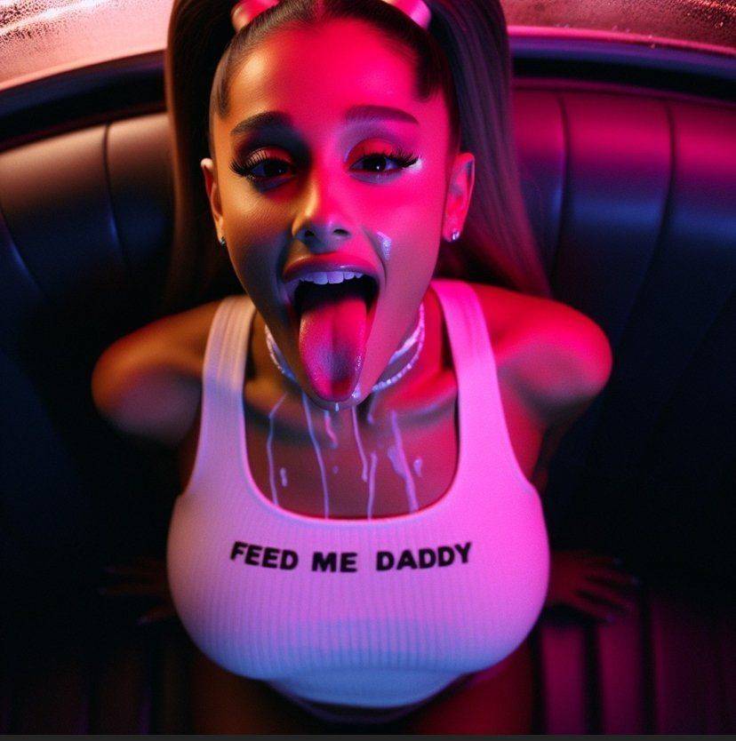 Cum tribute on ai Ariana grande - #3