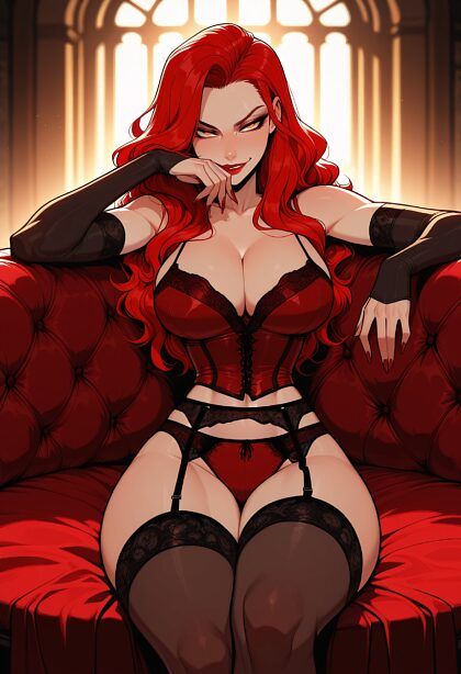 Redhead on the couch - #12