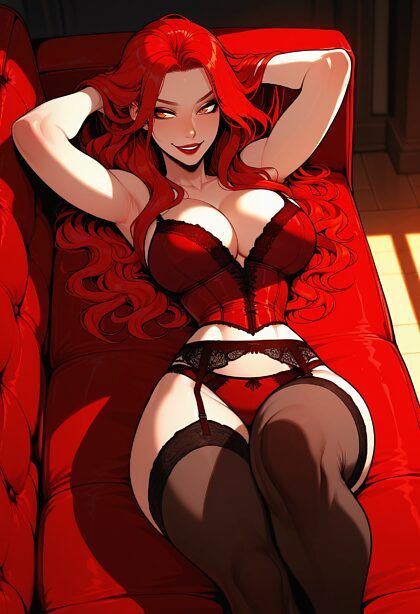 Redhead on the couch - #11
