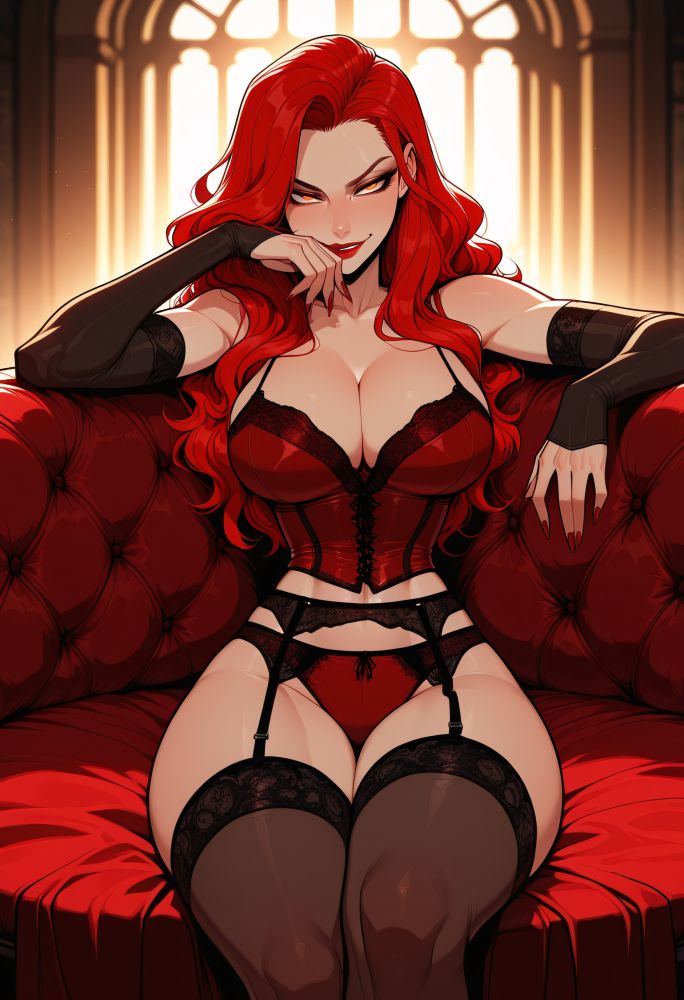 Redhead on the couch - #6