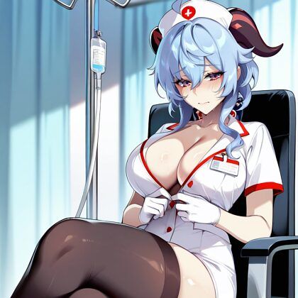 Nurse, hot spring, tease… Ganyu doesn’t give you a break, she gives you options. - #13