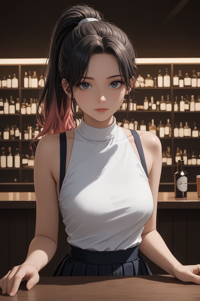 Girls at the bar - #6