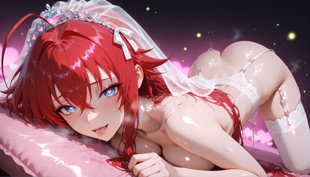 Akeno or Rias Wedding attire - Only4uart - #3