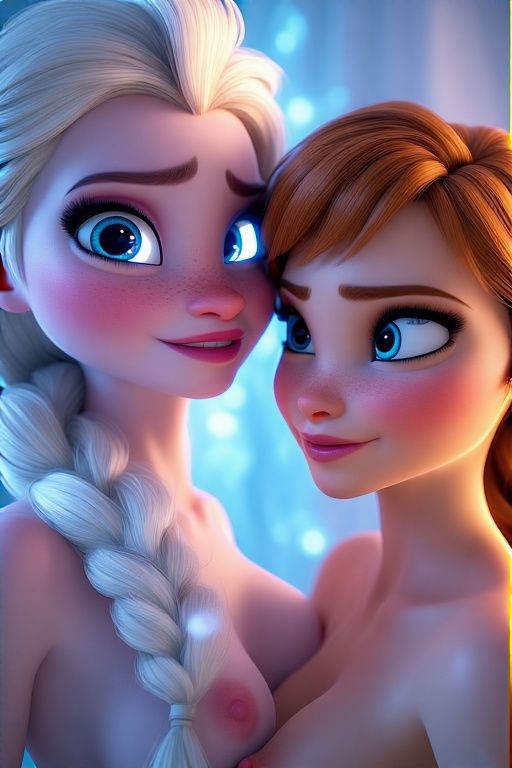 Frozen Elsa and Anna lesbian - #5
