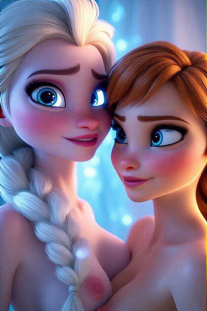 Frozen Elsa and Anna lesbian - #12