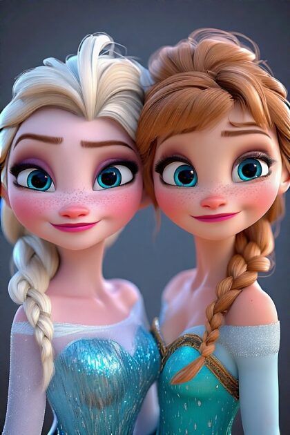 Frozen Elsa and Anna lesbian - #8