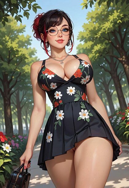 In summer, I love wearing dresses... without anything underneath - #27