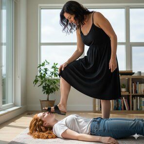 AI Lesbian Feet Worship Scenes - #2
