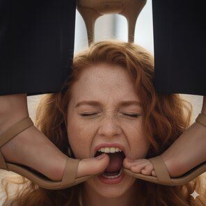 AI Lesbian Feet Worship Scenes - #30