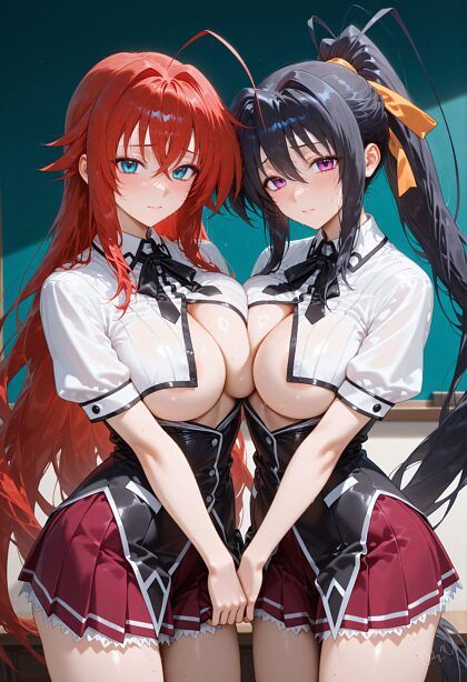 Akeno x Rias DxD - Only4uart - #11