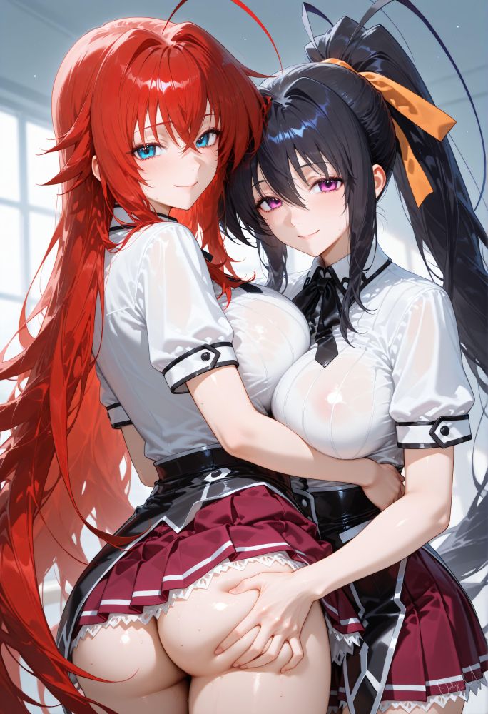 Akeno x Rias DxD - Only4uart - #7