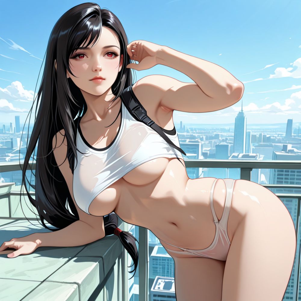 From Midgard to Nightcity, Tifa is at her place. Which one is better? - #6