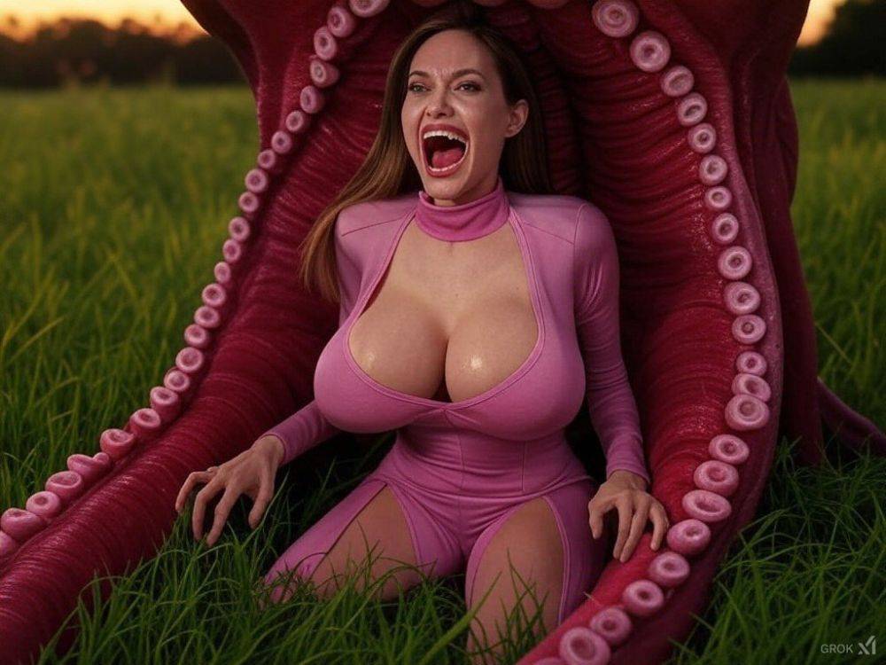 Angelina Ai vs Alien Tentacles - #3