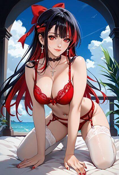 Lady in red softly plays in the background - #19