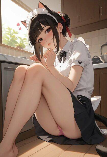 Cute Cat Maid gives special service - #30