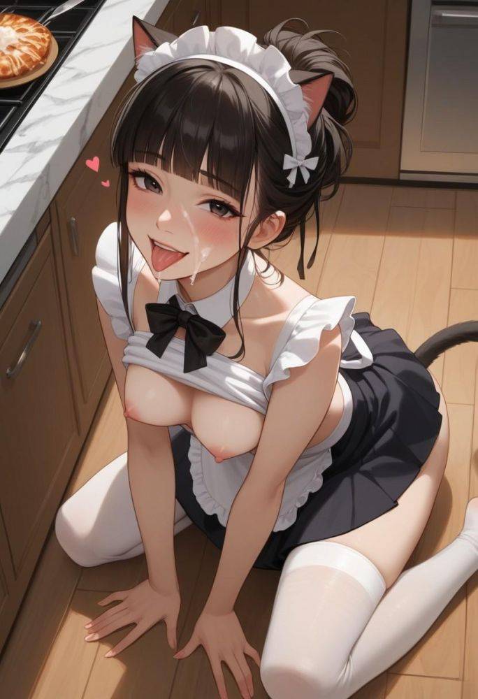 Cute Cat Maid gives special service - #7