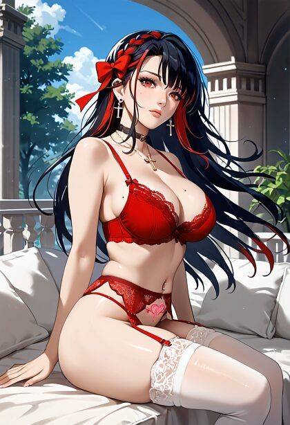 Lady in red, There's nobody here, it's just you and me - #7