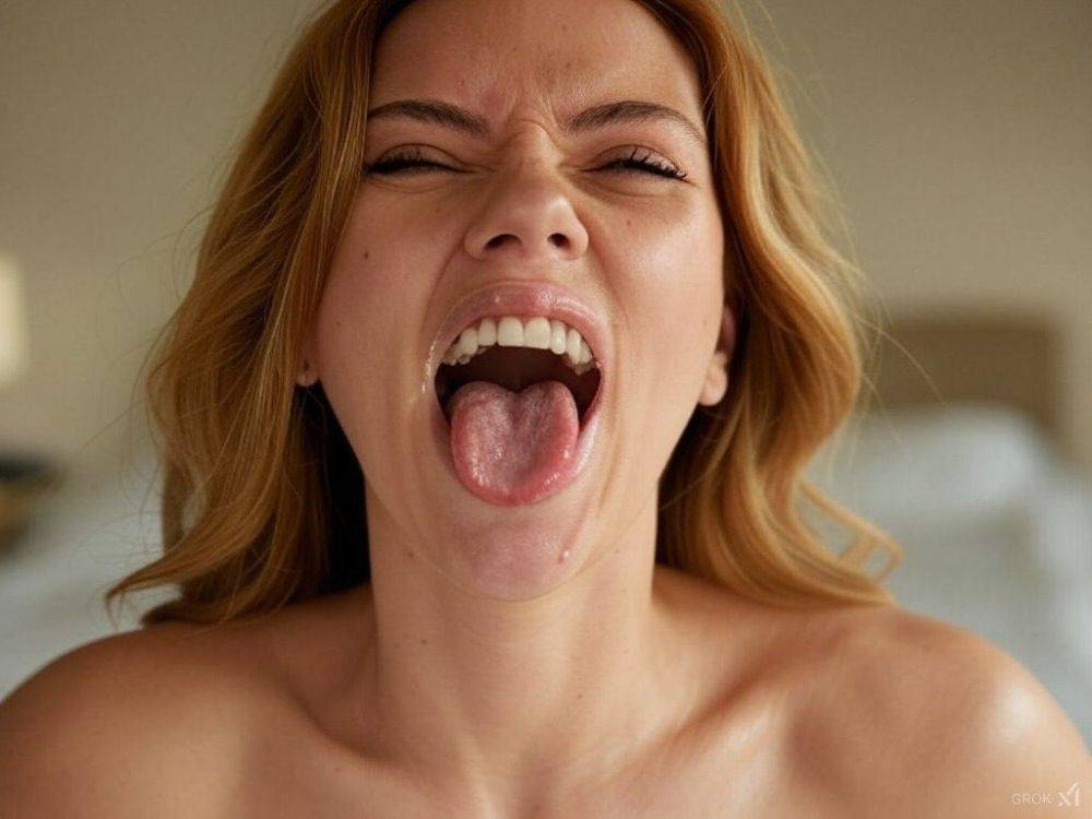 AI Scarlett Johansson - Bukkake - #2