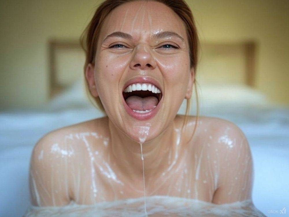 AI Scarlett Johansson - Bukkake - #4