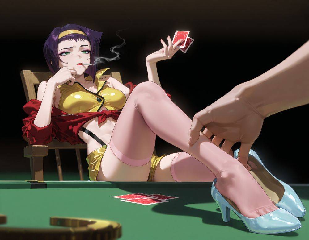 Faye 'Lady luck' Valentine strip poker - #7