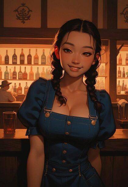 Bar Maiden Wants Your Company - #1