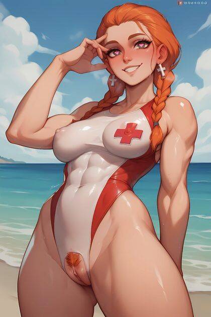 Which profession is the hottest? 1) Nurse 2) Teacher 3) Lab girl 4) Life guard - #8