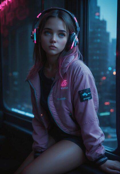 Some of the cyberpunk-inspired pics I made over the last couple weeks. Which ones are your favorites? What do you want to see more of? - #20