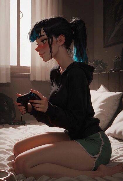 Story: Ever played strip Mario Kart? - #13