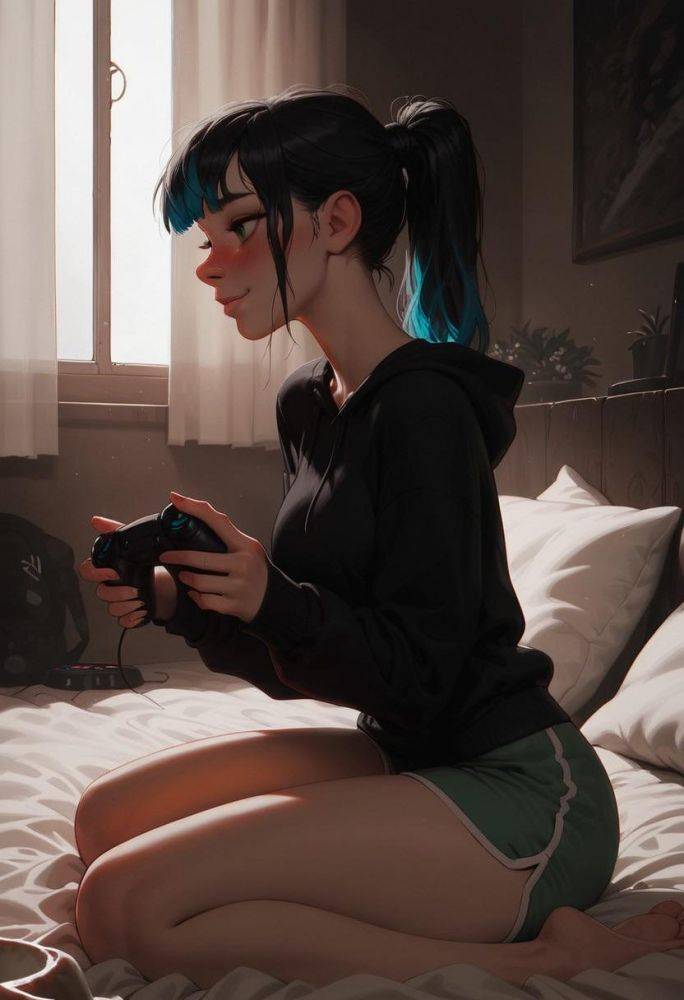 Story: Ever played strip Mario Kart? - #1