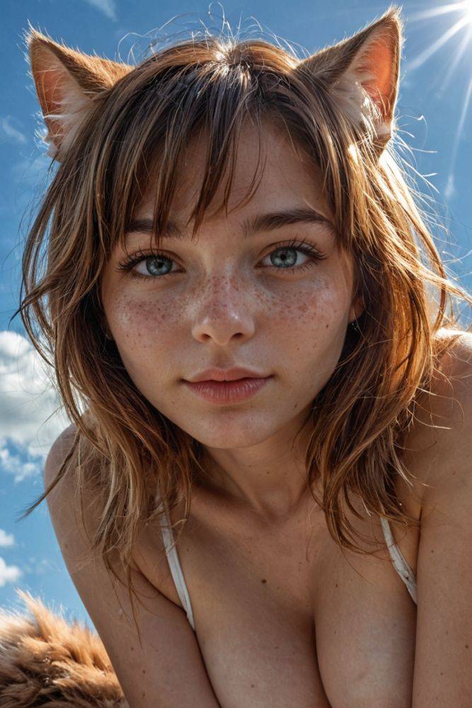 You just landed on Cat Girl Island, and right during the period they're in heat! Proceed with caution. - #14