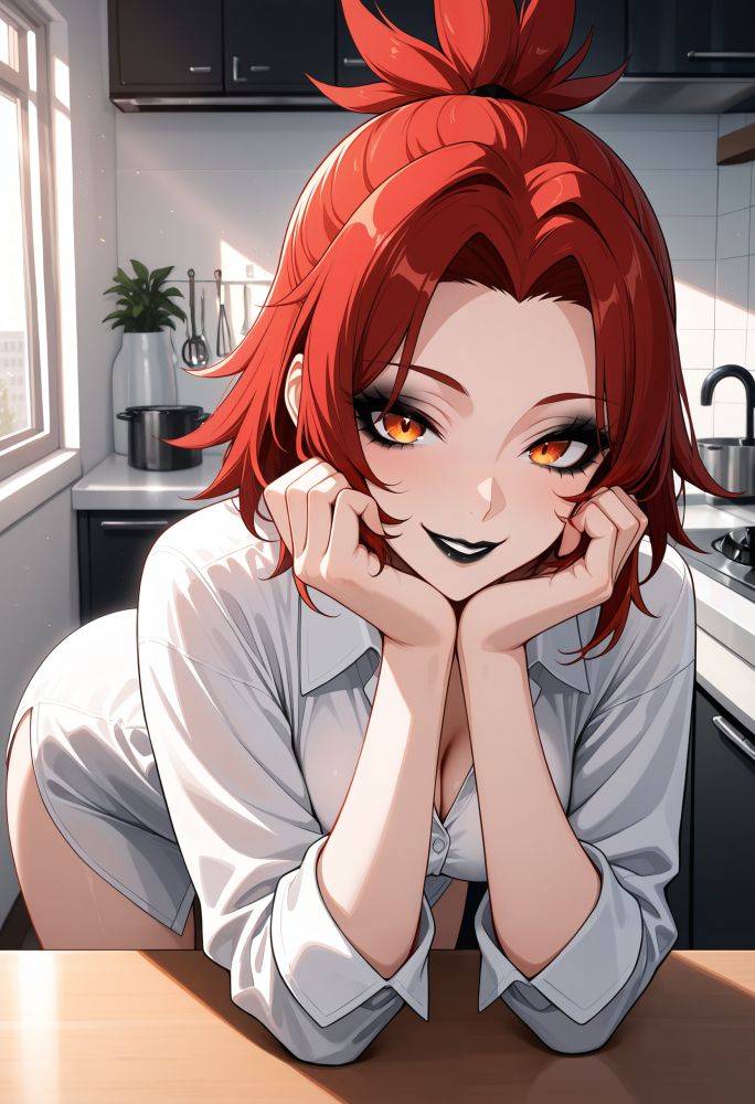 Your GF spent the night last night, now it's morning and it's time to make her pancakes... - #6