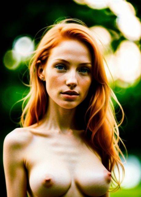 Topless AI generated babes show off their amazing tits in a sexy compilation - #15