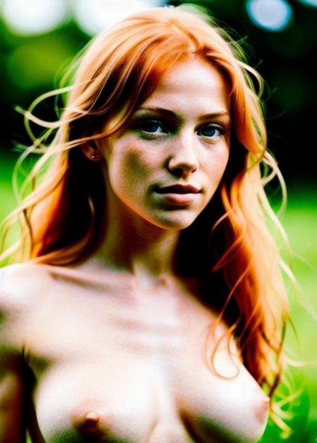 Topless AI generated babes show off their amazing tits in a sexy compilation - #12
